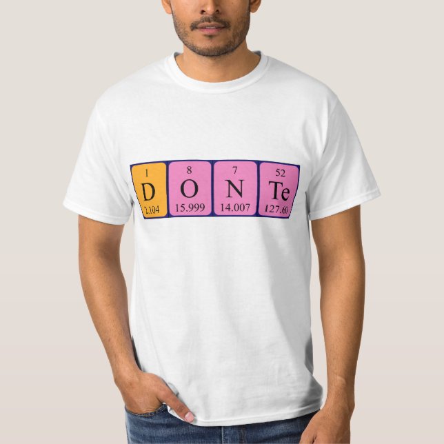 Donte Periote bord namn shirt T-shirt (Framsida)