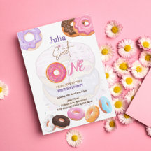 Donut 1:a födelsedagsflicka