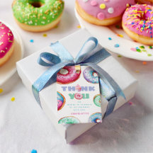 Donut 1st Birthday Party Girl Cute Tack Favor