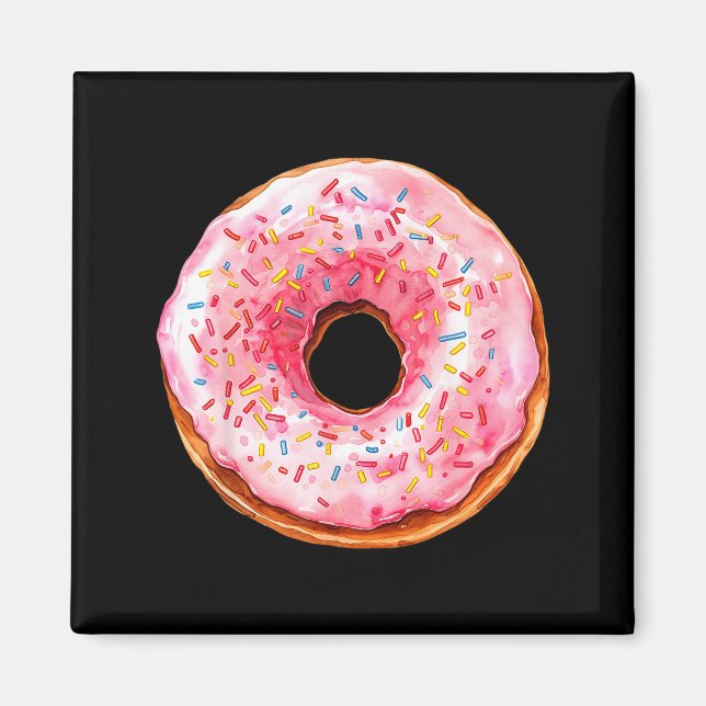 Donut Adult Kids Men Women Doughnut Costume  Magnet (Framsidan)