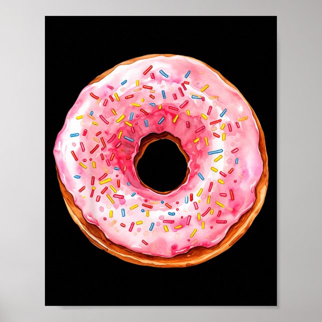 Donut Adult Kids Men Women Doughnut Costume  Poster (Framsidan)