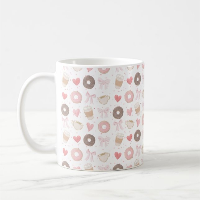 Donut Älskare Dream Coffee Mugg (Vänster)