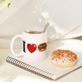 Donut Älskare halv Jumbo Mugg