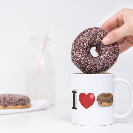 Donut Älskare halv Kaffemugg