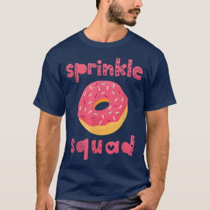 Donut Älskare Matching Birthday Donut Sprinkle Squ T Shirt
