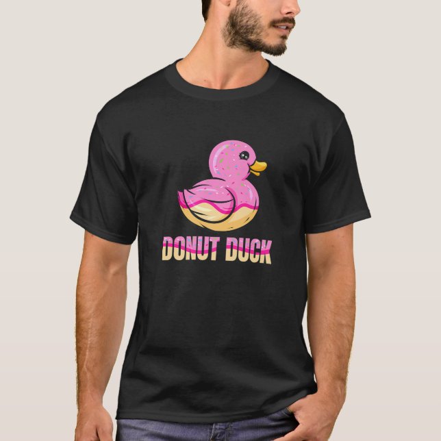 Donut Anka - Funny Rubber Anka T Shirt (Framsida)