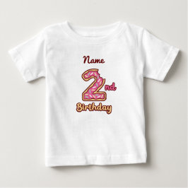 Donut Baby 2:a födelsedag t-shirt