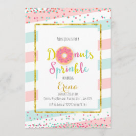 Donut Baby Sprinkle-inbjudan Inbjudningar