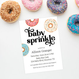 Donut Baby Sprinkle-inbjudan Inbjudningar
