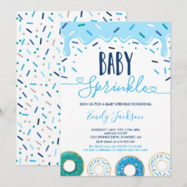 Donut Baby Sprinkle-inbjudan sprinklad med Kärlek Inbjudningar