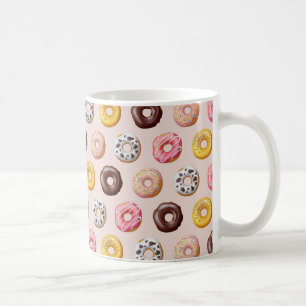 Donut Bakery Shop Mönster Kaffemugg