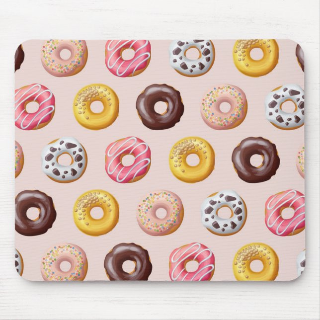 Donut Bakery Shop Mönster Musmatta (Framsidan)