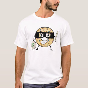 Donut Bandit - Lustigt illustration T Shirt