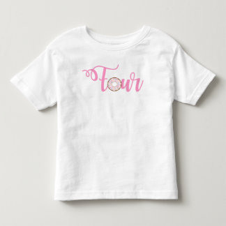 Donut Birthday T-Shirt 4-nånsin Sweet T-Shirt