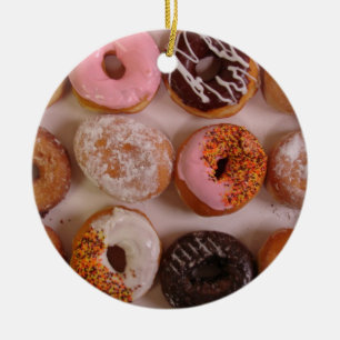Donut Box! Julgransprydnad Keramik