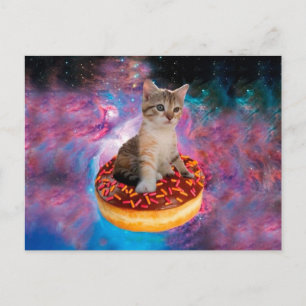 Donut Cat - Donut älskare Vykort