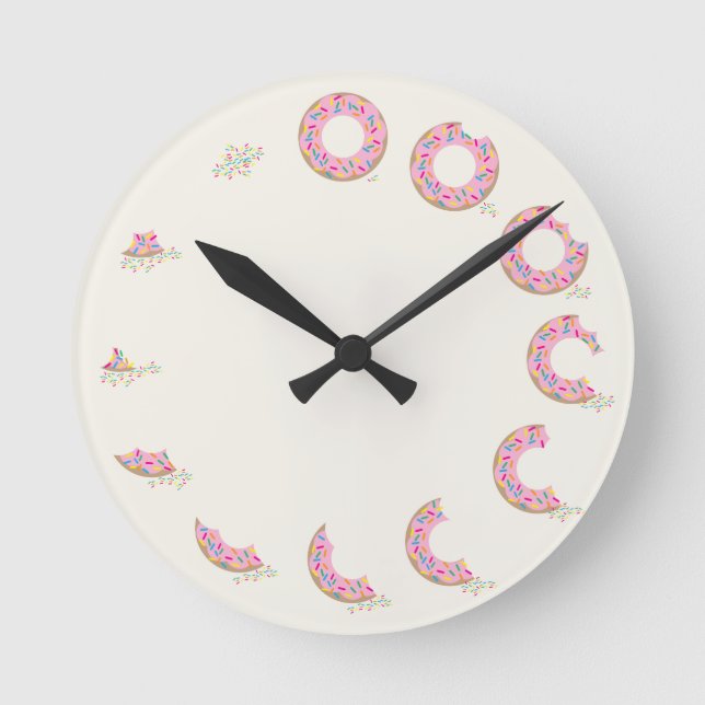 Donut Clock Rund Klocka (Framsida)