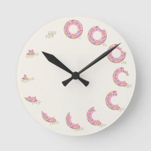 Donut Clock Rund Klocka