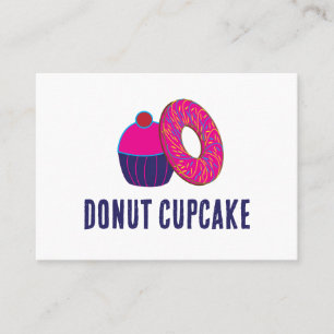 Donut Cupkaka Bakery Visitkort