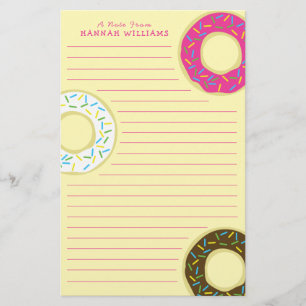 Donut Cute Barn Doughnut Brevpapper