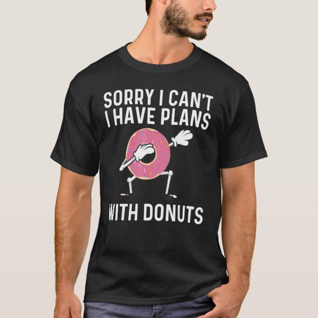 Donut Designer För manar Women Doughnut Foodie Spr T Shirt (Framsida)