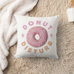 Donut Disturb Chill och Snack Funny Sweet Tooth Kudde