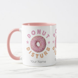 Donut Disturb Chill och Snack Funny Sweet Tooth Mugg
