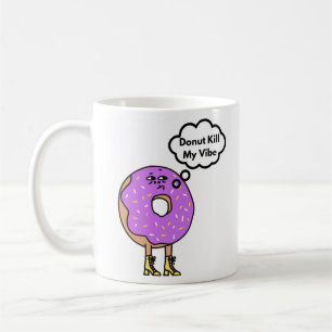 Donut döda min vibe Pun Kaffemugg