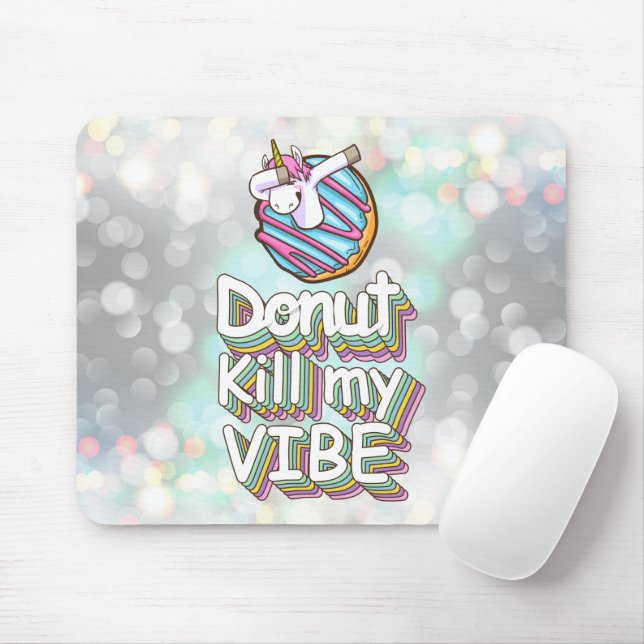 Donut Döda My Vibe | Unicorn Musmatta (Med mus)