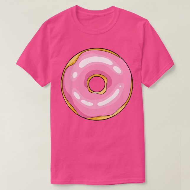 Donut Donut Älskare T Shirt (Design framsida)