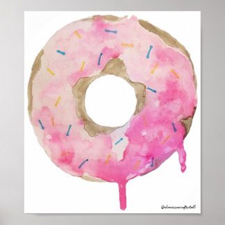 Donut Drick Wall Art Poster