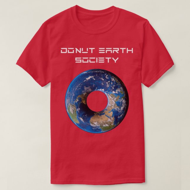 DONUT EARTH SOCIETY T SHIRT (Design framsida)