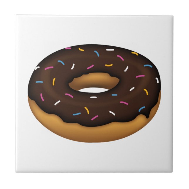 Donut - Emoji Kakelplatta (Framsidan)