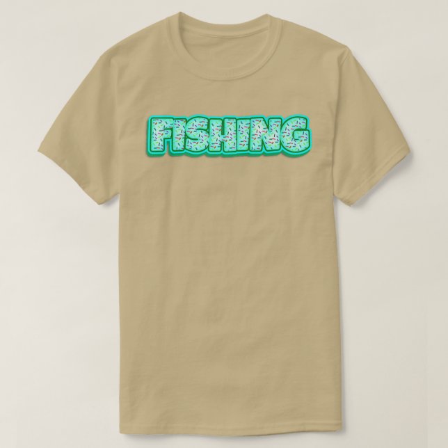 Donut Fishing Baker Donuts Älskare Baking Fisherma T Shirt (Design framsida)