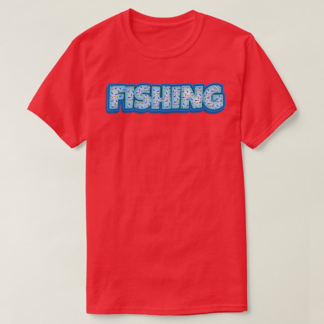 Donut Fishing Baker Donuts Älskare Baking Fisherma T Shirt (Design framsida)