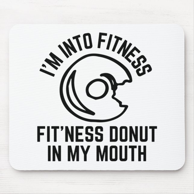 Donut Fitness Funny Musmatta (Framsidan)