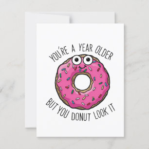 Donut-födelsedagskort