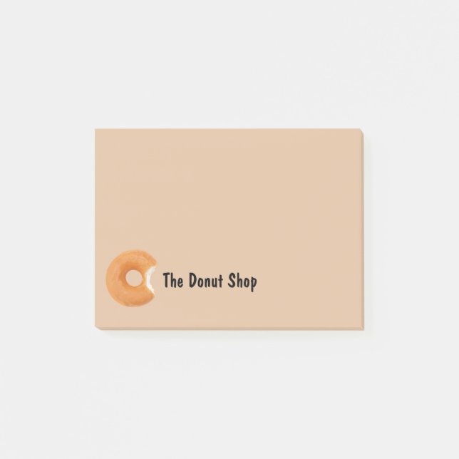 Donut Food Theme Post-it Notes Block (Framsida)