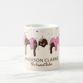 Donut Frosting Sprinkles Baker Bakery Kaffemugg