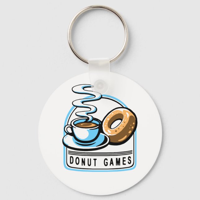 Donut Games Keychain Nyckelring (Framsida)