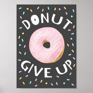 Donut Ge Up inspirationsoffert Poster