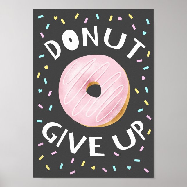 Donut Ge Up inspirationsoffert Poster (Framsidan)