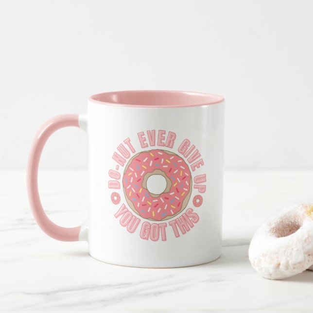 Donut Ge Up Mugg (Med munk)