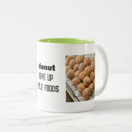 Donut Ge Up på Hål Mat Mugg