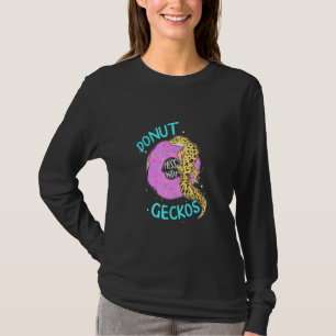 Donut geckos Leopard Gecko Lizard reptilkeeper T Shirt