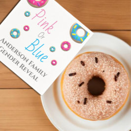 Donut Gender Reveal Pappersservett