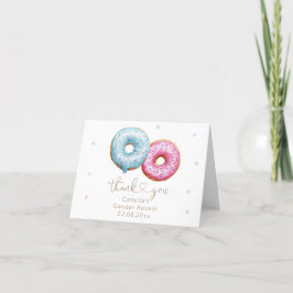 Donut Gender Reveal Tack Kort