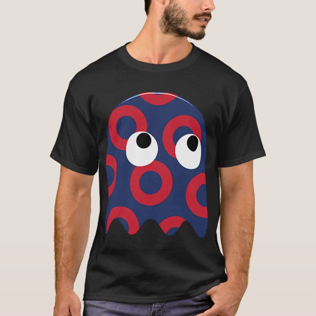 Donut Ghost Phish T Shirt (Framsida)