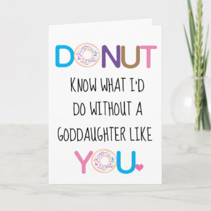 Donut Goddotter Valentines dag Kort