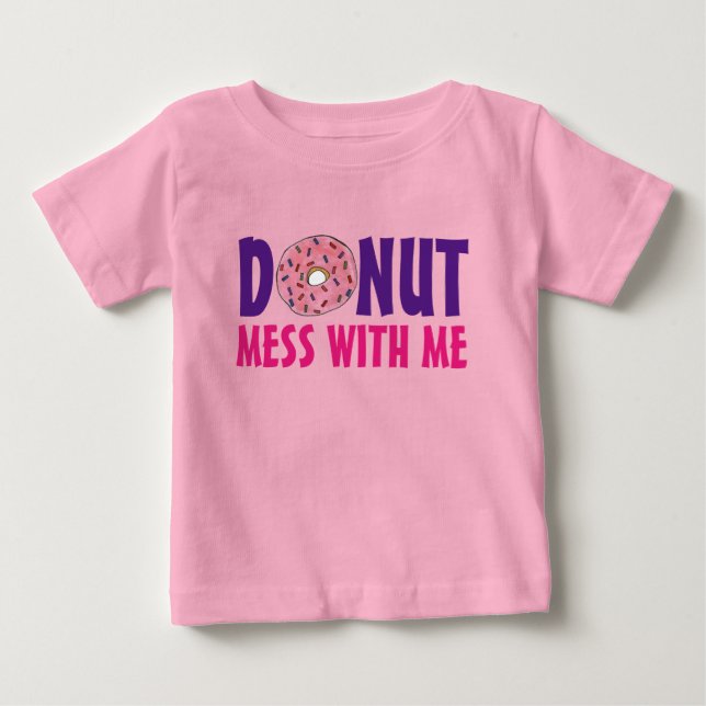 Donut (gör inte det)  med mig jordgubbsmussla tee (Framsida)